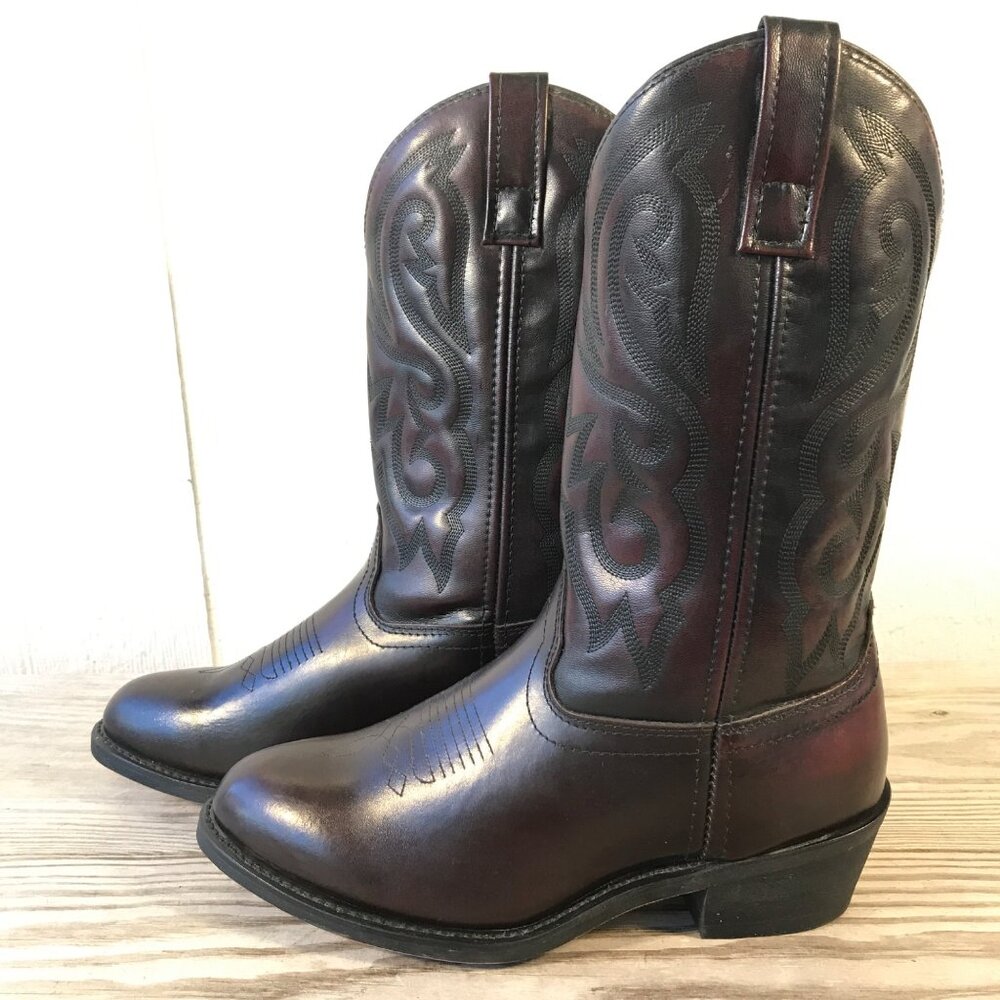 Cody James Mens Black Cherry Cowboy Western Boots Mens Sz 7.5 EE CJ4216R